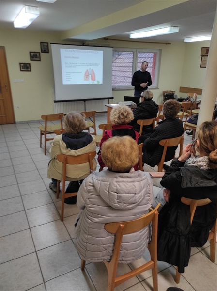 Predavanje  o »Motivaciji starejših za  primerno prehranjevanje in zdrav življenjski slog«